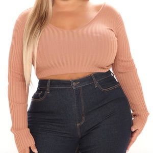 Fashion Nova Cropped Sweater